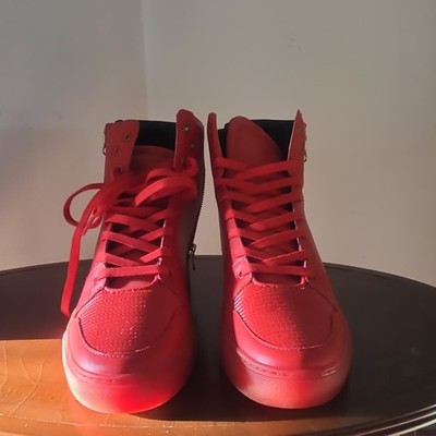 Creative Recreation Adonis Red Ripple Red High Top Sneaker Men's CR3300002