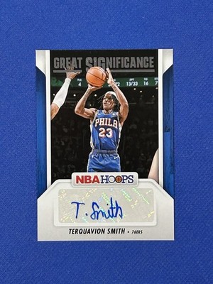 2024-25 Nba Hoops Great Significance Terquavion Smith #GS-TSP Auto autograph QQ