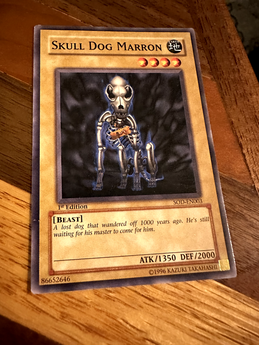 Skull Dog Marron SOD-EN003 1st Edition Common PL + BONUS | eBay
