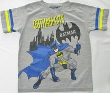 Official Batman Gotham City T-Shirt Kids 4 Short Sleeve DC Comics
