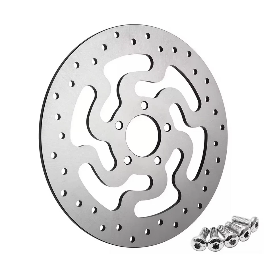 Rotores de disco de freio traseiro de motocicleta Harley Touring Road King Street Electra Glide - Imagem 2 de 4