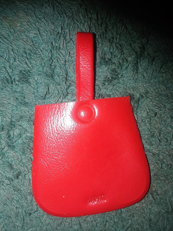 Vintage 1964 Tammy Doll Family Pepper Japan Red Vynal Bag