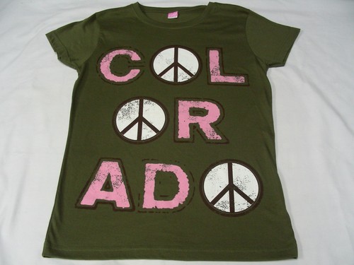 COLORADO - OLIVE GREEN - GIRLS XL SIZE T SHIRT! - Picture 2 of 5