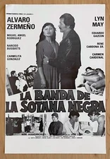 LA BANDA DE LA SOTANA NEGRA (1983) Video Store VHS Movie Poster Crime Thriller