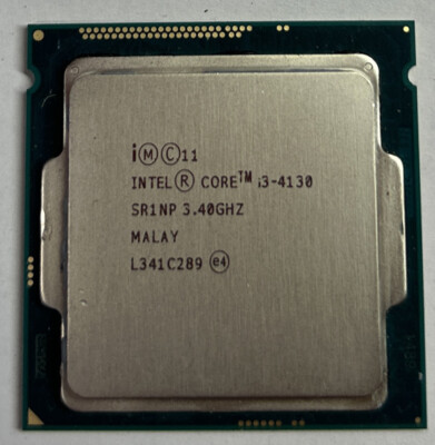 Processeur Intel Core I3-4130 3.4 GHz Socket LGA1150 Dual Core - Occasion, Fonctionnel