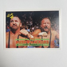 Bushwhackers Butch and Luke 1990 Classic WWF #132 WWE Wrestling HOF Base Card