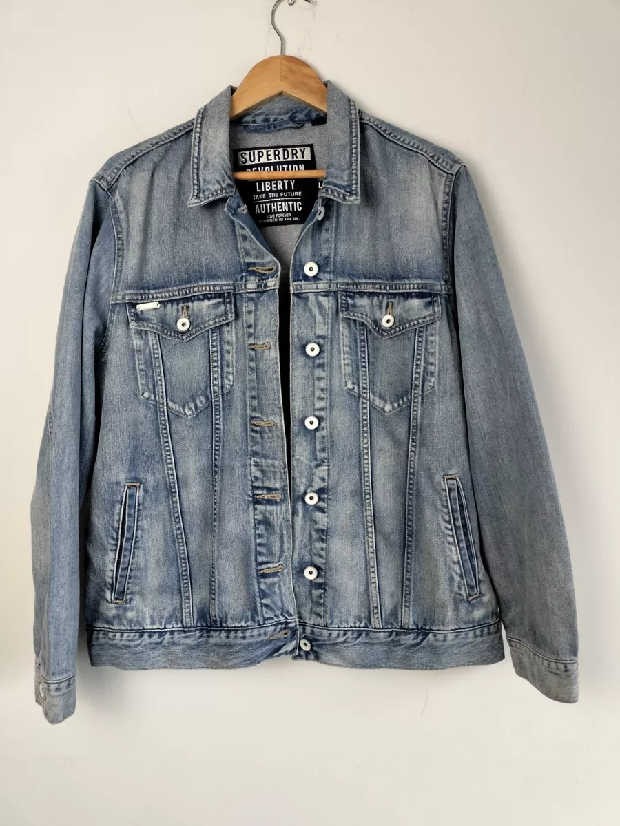 Superdry denim hot sale jacket womens