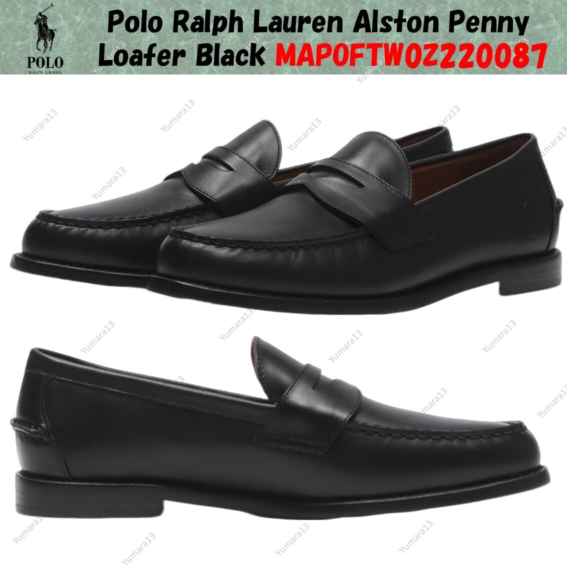 Polo Ralph Lauren Alston Penny Loafer Black MAPOFTW0Z220087 Men's