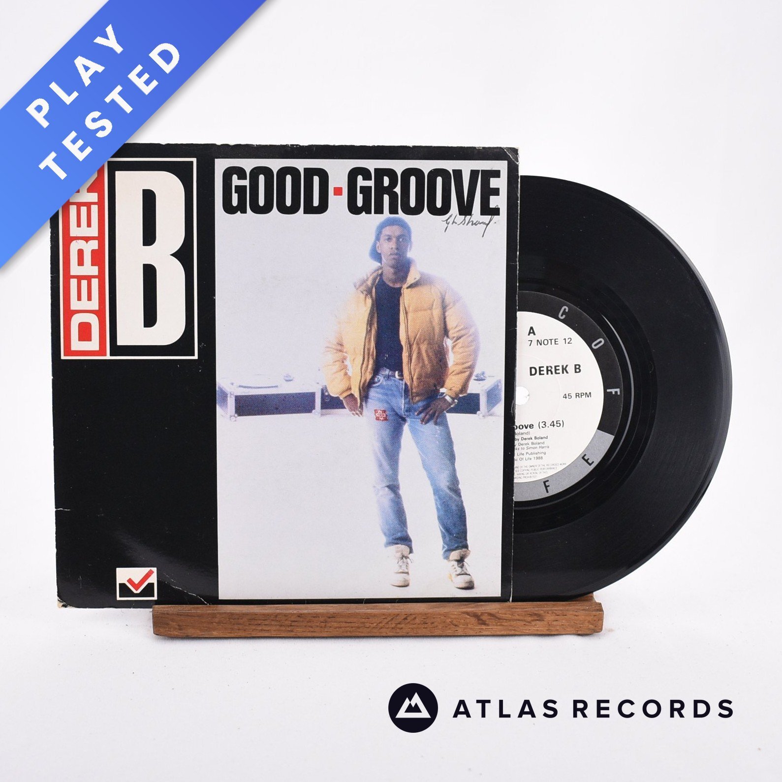 Derek B - Good Groove - 7"" Vinyl Record - VG+/VG+