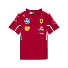 Scuderia Ferrari F1 Replica Team Tee 2025 Red