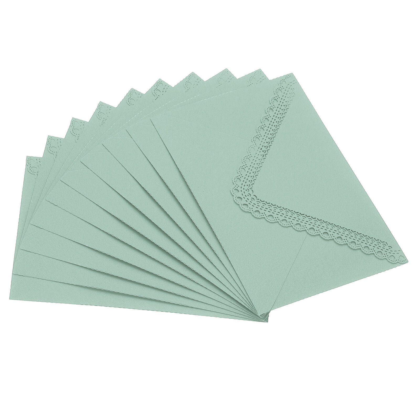 Buste per Buoni Regalo 4x6",Confezione 10 per Cartoline Natale,Verde