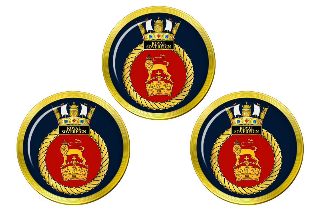 HMS Royal Sovereign, Royal Navy Golf Ball Markers