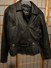 Vintage Matrix Leather Women’s Biker Jacket With Liner Size Xxl