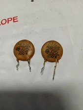 Vintage 1960s Circle D Ceramic Disc .05 uf 100v Guitar Tone Capacitor TESTS .04
