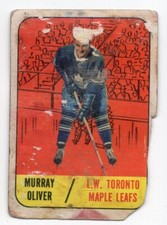 1X MURRAY OLIVER 1967 68 Topps #82 P 67 68 Toronto Maple Leafs