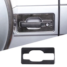 Carbon Fiber Rear Tailgate Handle Cover Sticker Trim For Benz G-Class 2007-2018