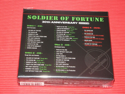 5VT 2020 LOUDNESS SOLDIER OF FORTUNE 30TH ANNIVERSARY JAPAN 3 CD +