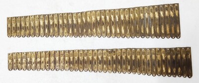 OLD/RARE ORIGINAL BRASS MATERIAL REEDS FOR HARMONIUM 36 & 38 REEDS ...
