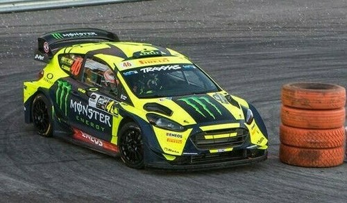 MODELLINO AUTO 1:43 IXO FORD FIESTA WRC VALENTINO ROSSI RALLY MONZA 2018 DIECAST - Imagen 6 de 6