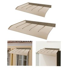 Window Awning Door Canopy Rain Shelter Cover for Front Door Balcony Outdoor