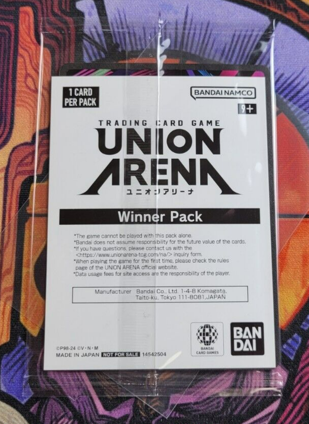 Killua R Winner Union Arena Holo Card Battle Champion Promo