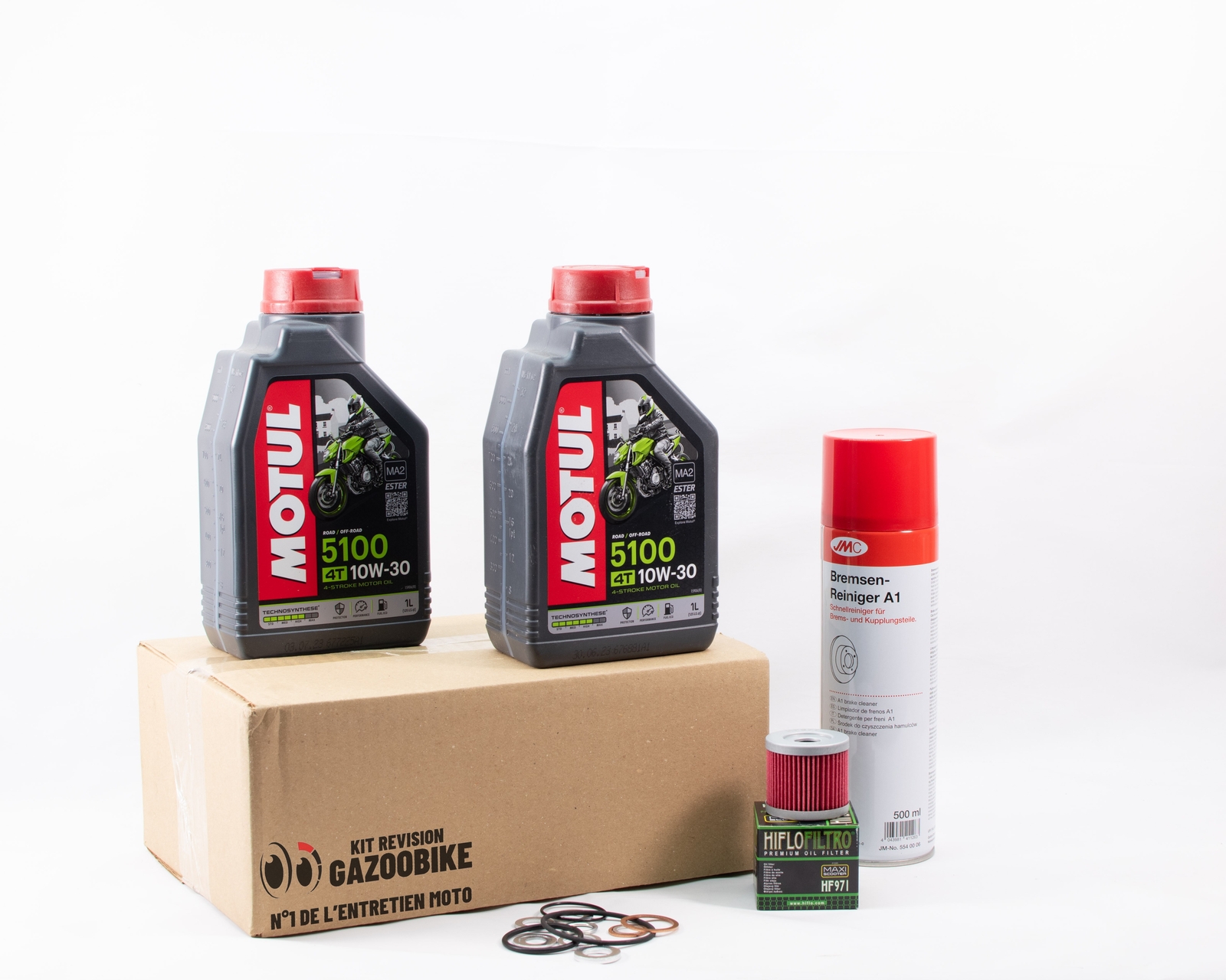 Vidange Suzuki UX 125 résolvez les baisses de régime avec le kit Motul 5100