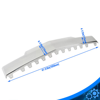 2014-2015 Chevy Silverado 1500 Truck Chrome Front Lower Bumper