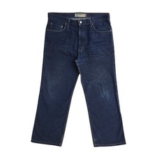 Levi's 550 Dark Blue Wide Leg Denim Jeans UK Men's Size XL W36 L29 DD634