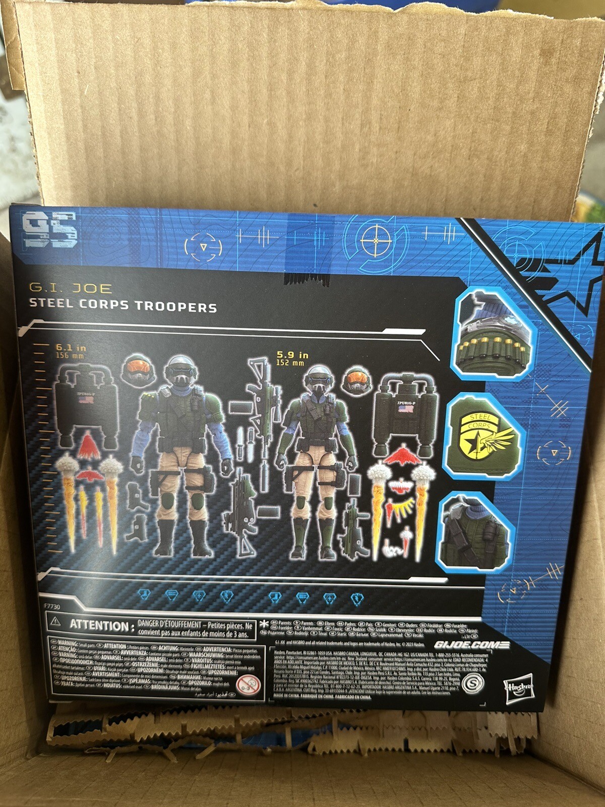 G.I. Joe Classified 6 Inch Action Figure 2-Pack - Steel Corps Troopers IN STOCK
