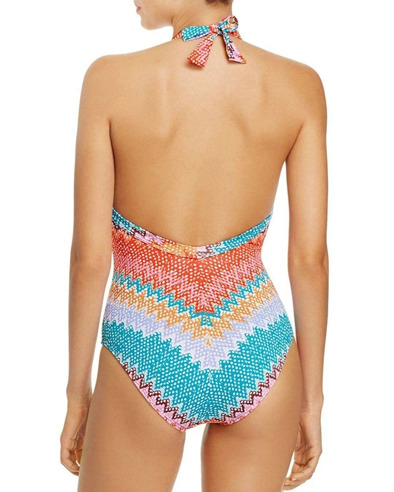 Heidi Klum Swim 262936 Damen Badeanzug Stretch bedruckt Einteiler Größe S - Bild 2 von 2