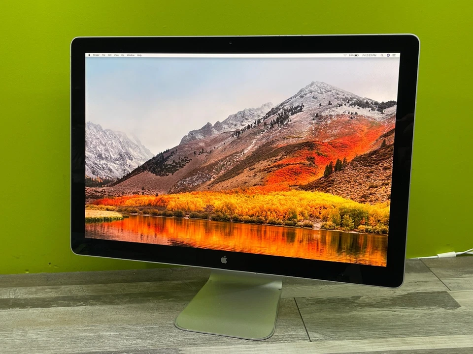 Apple Cinema Display LED A1267 24" LED Silver MB382LL/A - 1920x1200 MagSafe USB - Image 3 of 4