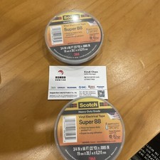 3M Scotch Super-88 Vinyl Electrical Tape 3/4 in x 66 ft 10 Roll Box 
