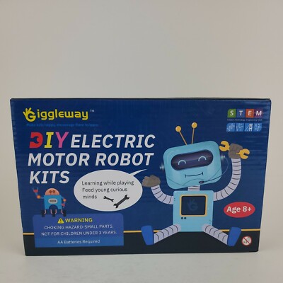 Giggleway Electric Motor Robotic Science Kits, DIY STEM Toys for kids,... 