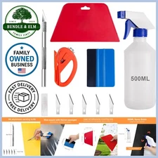 Window Tint Tools Kit 5 Pcs Professional Car Glass Film Installation Squeegee