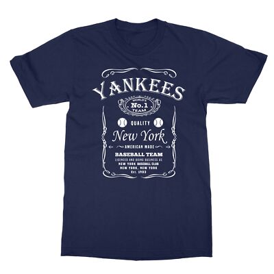 New York Yankees Whiskey NY NYC JD Whisky Men's T-Shirt