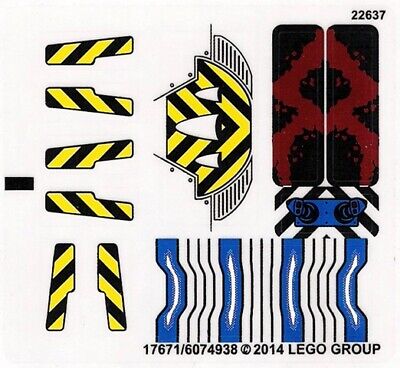 Sticker für 60137 Lego City Aufkleber