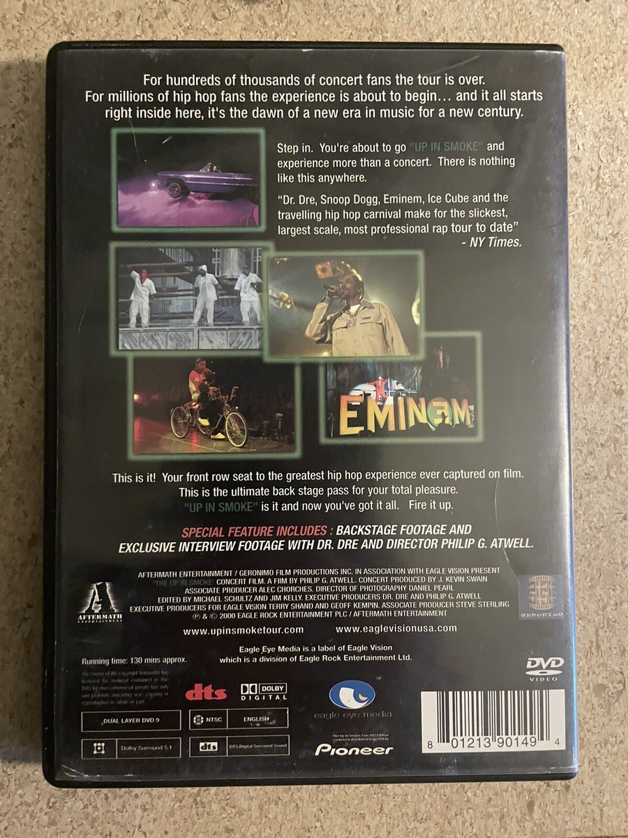 The Up in Smoke Tour (DVD, 2000) for sale online | eBay
