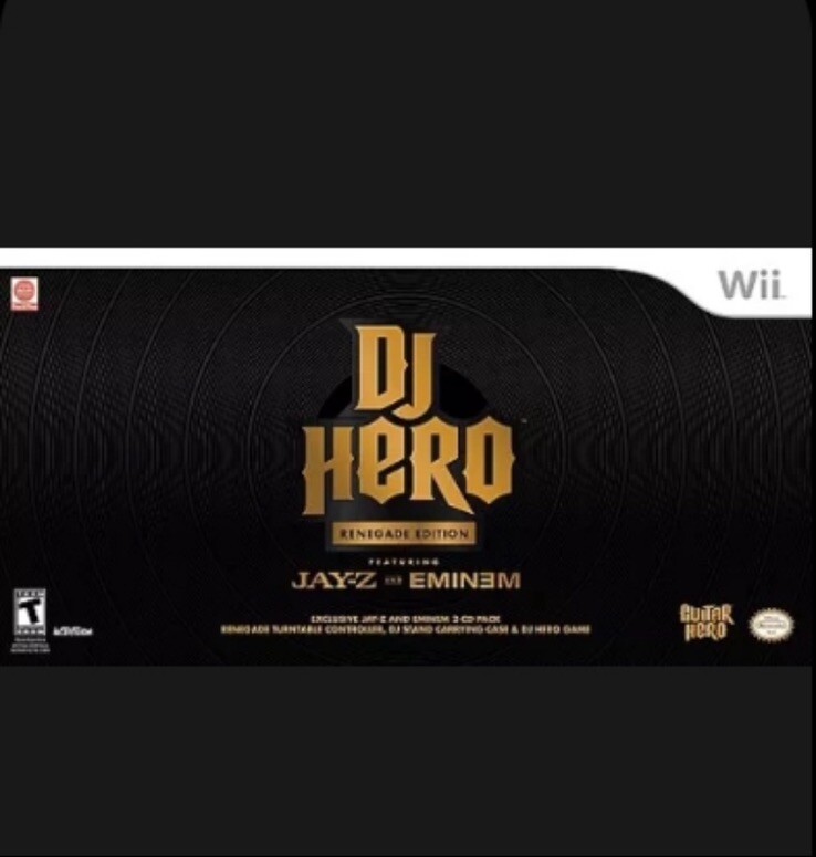 NEW & SEALED!! DJ Hero- Renegade Edition ft Jay-Z and Eminem Rare