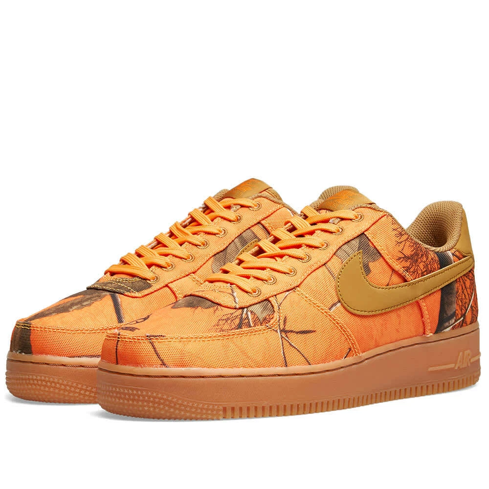 Nike Men Air Force 1 '07 LV8 Low 3M Orange 8.5