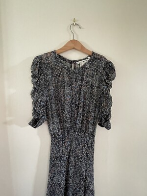 isabel marant h&m silk dress Isabel Marant for H&M Silk Midi Dress US2 preowned