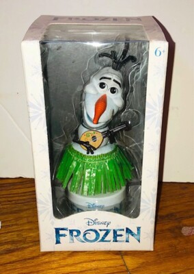 NEW Disney Frozen Dancing Olaf Hawaii Hula Ukulele Snowman Wobbler Figure