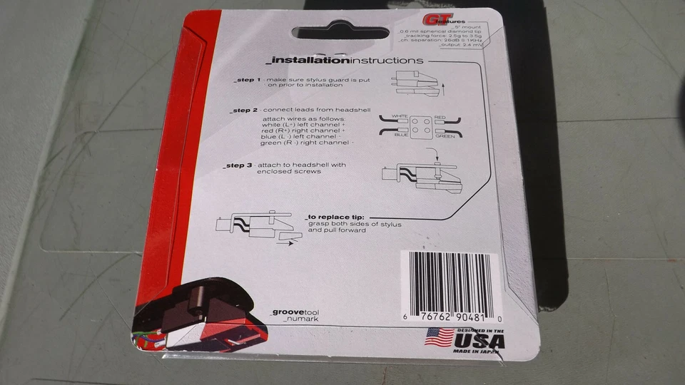 Genuine Numark GT Cartridge new in pack - Image 2 of 2