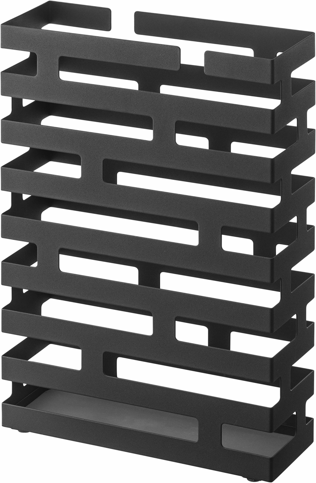 Portaombrelli Minimalista Yamazaki Brick L Nero - 30x43x10 cm