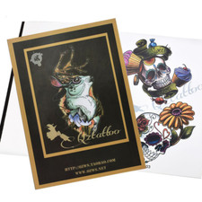 Tattoo Manuscript Reference Skull Design Body Art Tattoo Flash Book