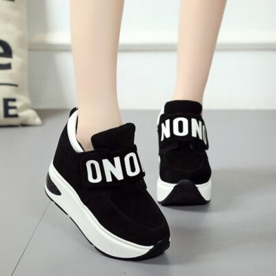 Tenis De Mujer Moda 2021 Zapatillas Para Deporte Plataforma De Cuñas  Impermeable | eBay