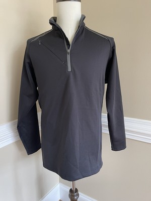 Sun Mountain Outerwear Golf Pull Over Jacket, Men's Medium, Black, NWOT, 1/4 Zip