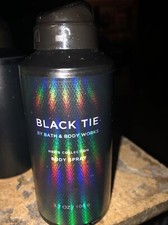 Bath and Body Works Black Tie Deodorizing Body Spray Men 3.7OZ Brand New