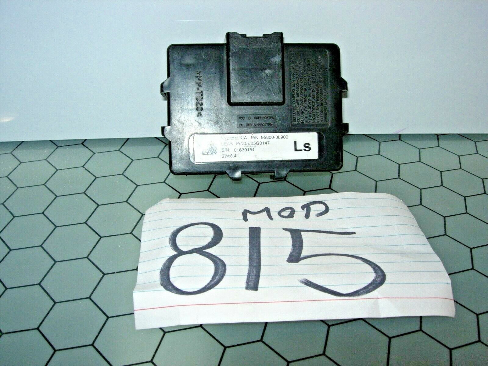 2010 Hyundai Elantra TPMS Tire Pressure Sensor Control Module Computer #815-MOD 