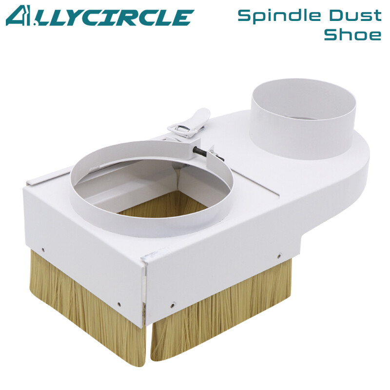 New 135MM Spindle Dust Shoe Dust Foot Push-pull for CNC Router Woodworking