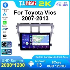 Auto Stereo For Toyota VIOS 07-13 Yaris Android 13 Multimedia Player Carplay